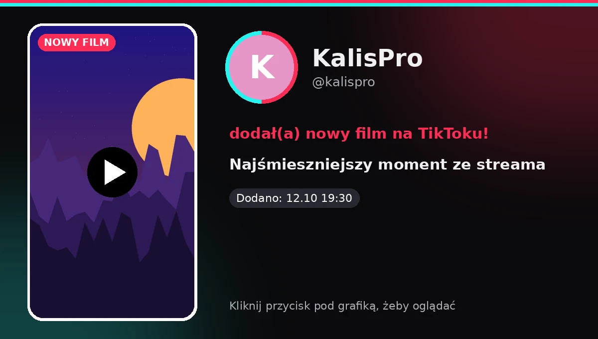 TikTok: nowy film