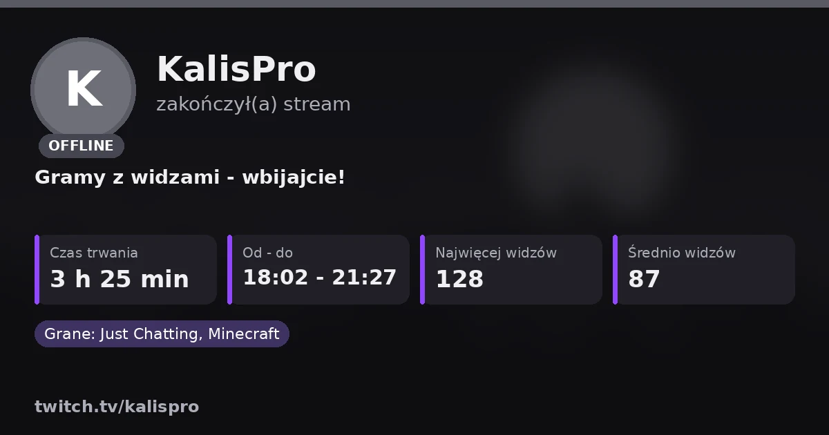 Twitch OFFLINE